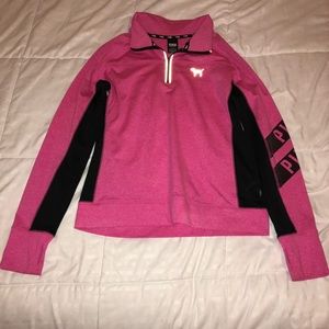 PINK half zip jacket